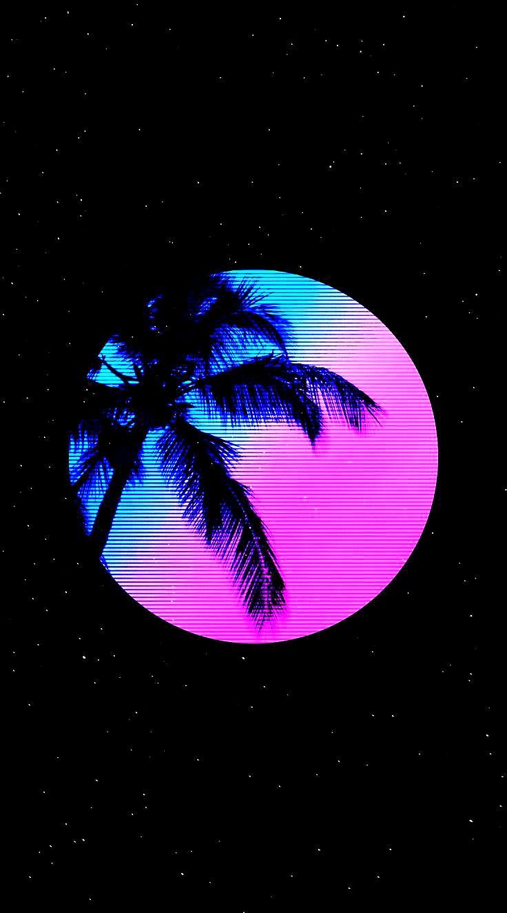 Background Vaporwave Wallpaper