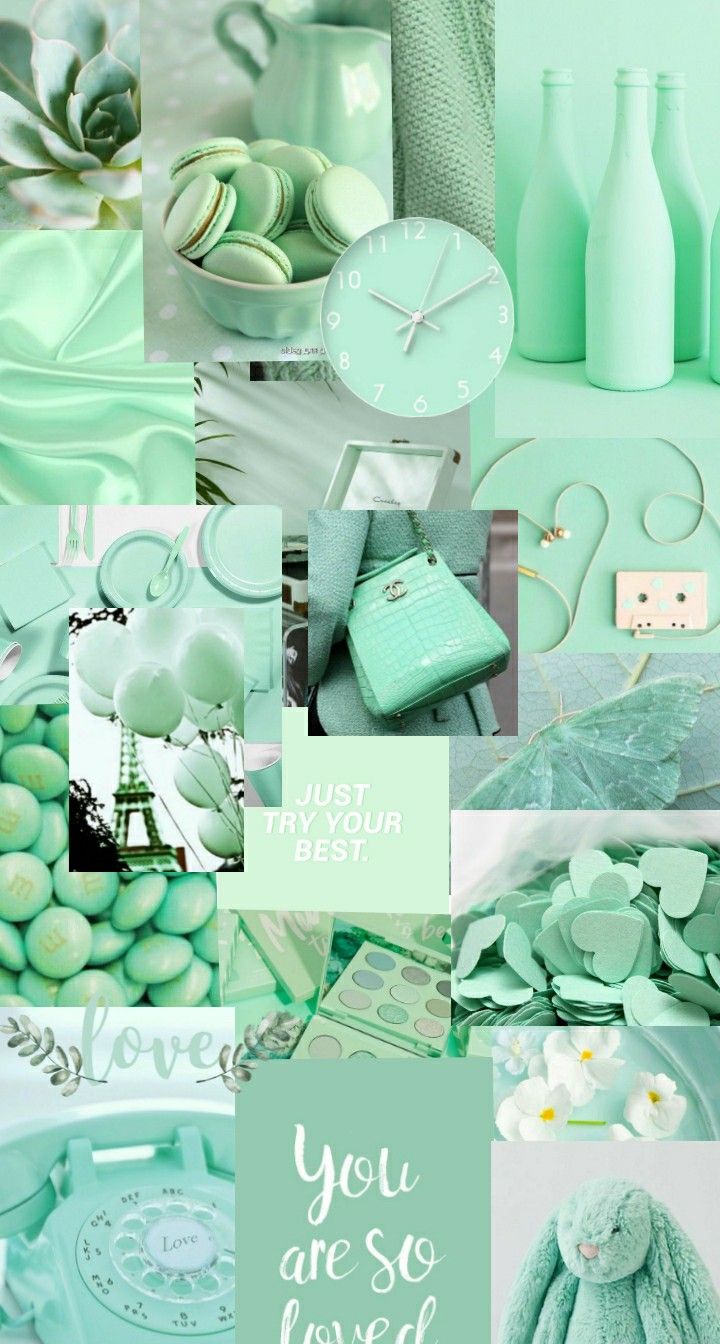 Background Mint Green Wallpaper