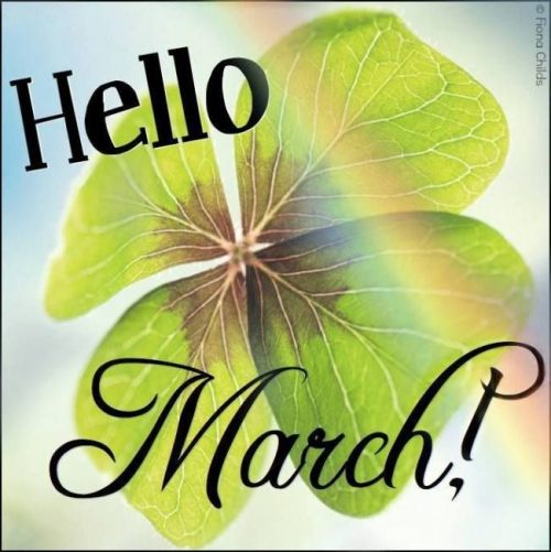 Hello March Wallpaper