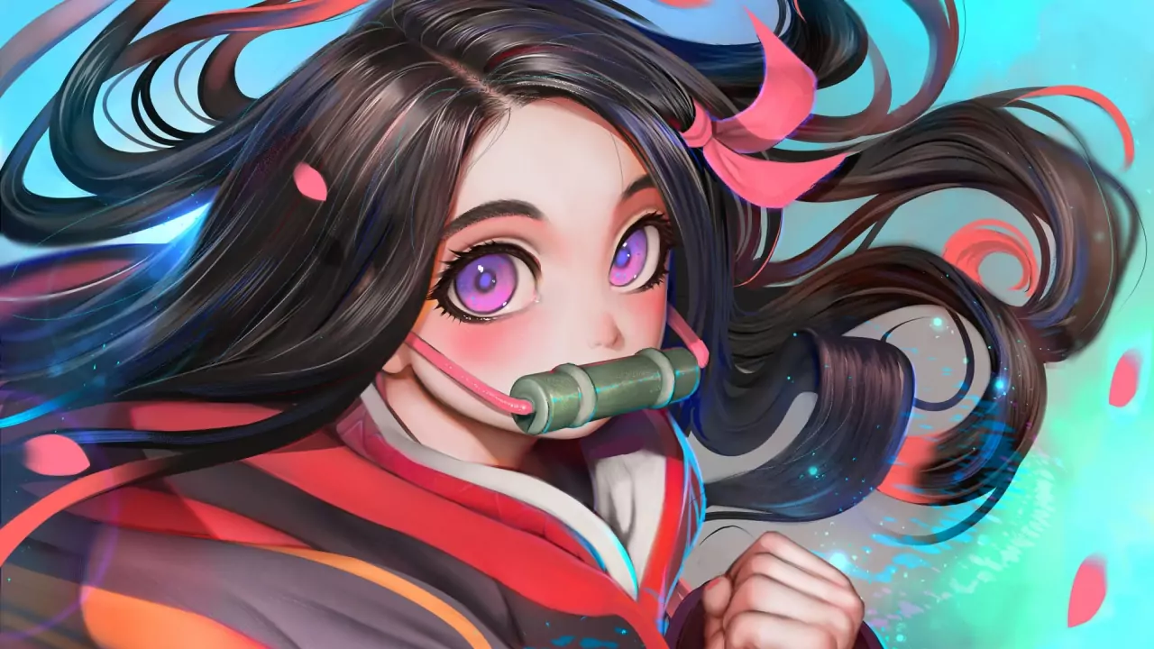 Background Nezuko Wallpaper