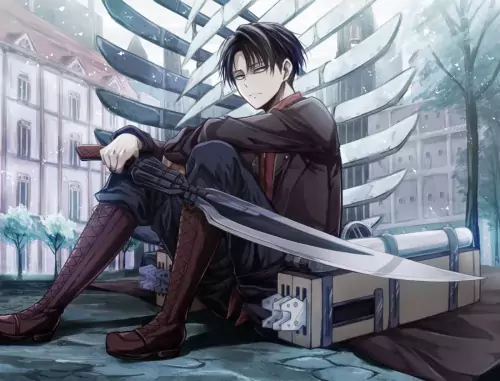 Background Levi Ackerman Wallpaper