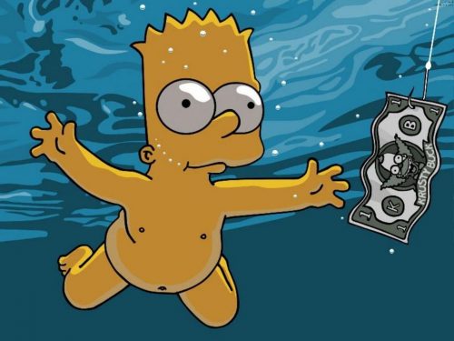 Background Bart Simpson Wallpaper