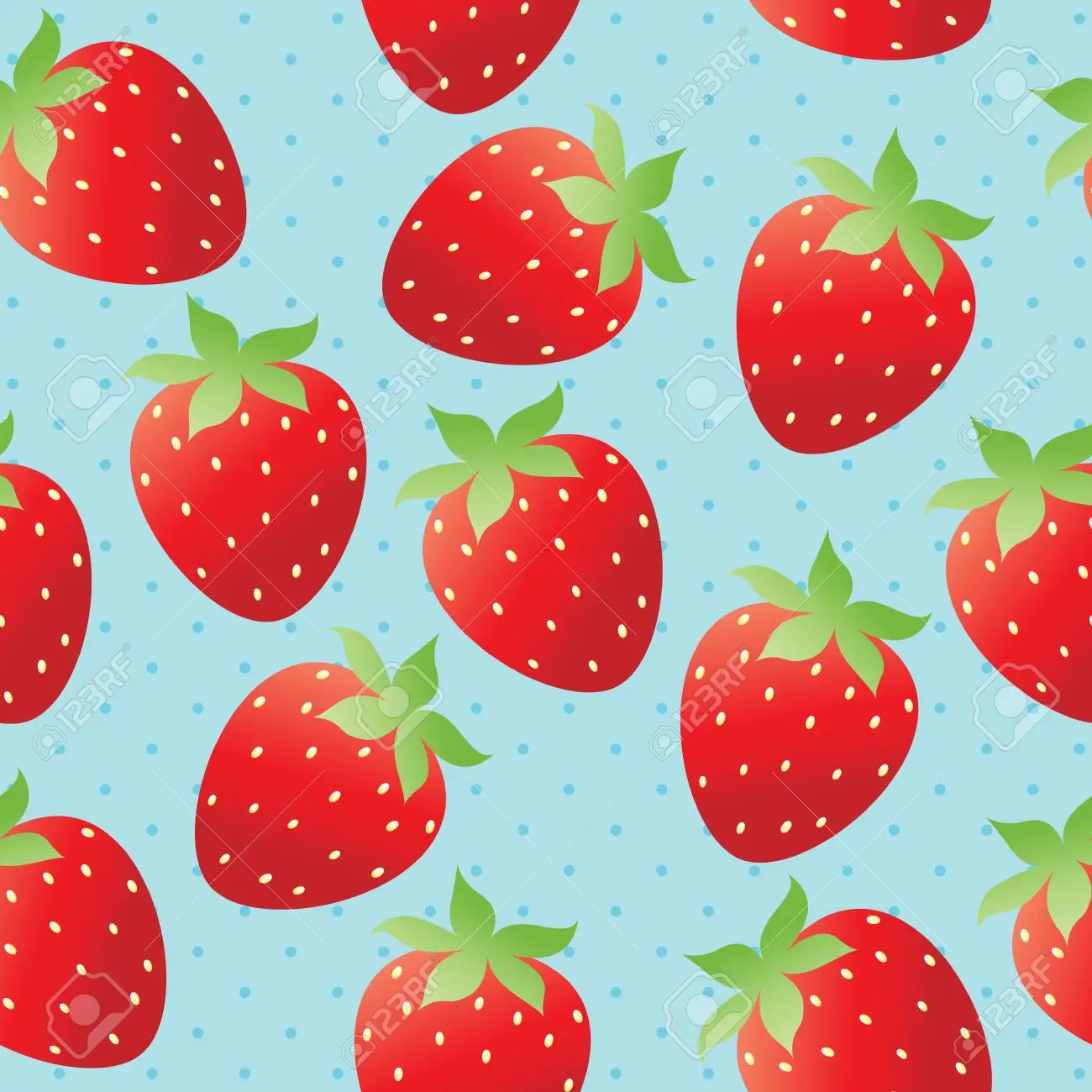 Background Strawberry Wallpaper