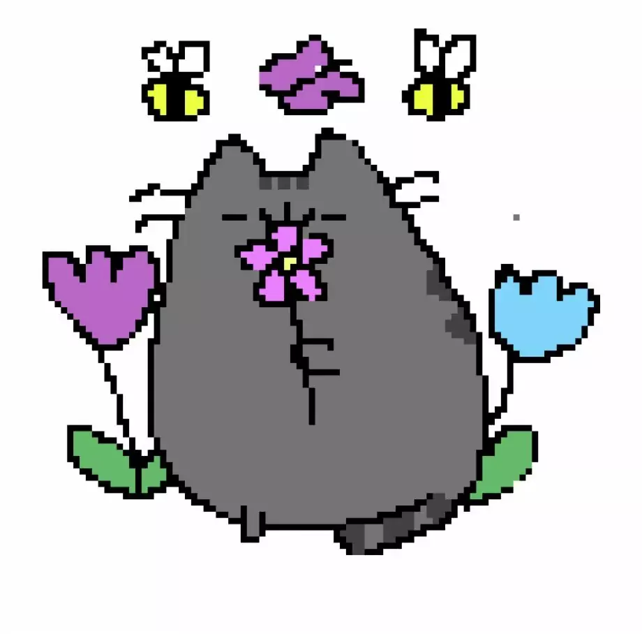 Background Pusheen Wallpaper