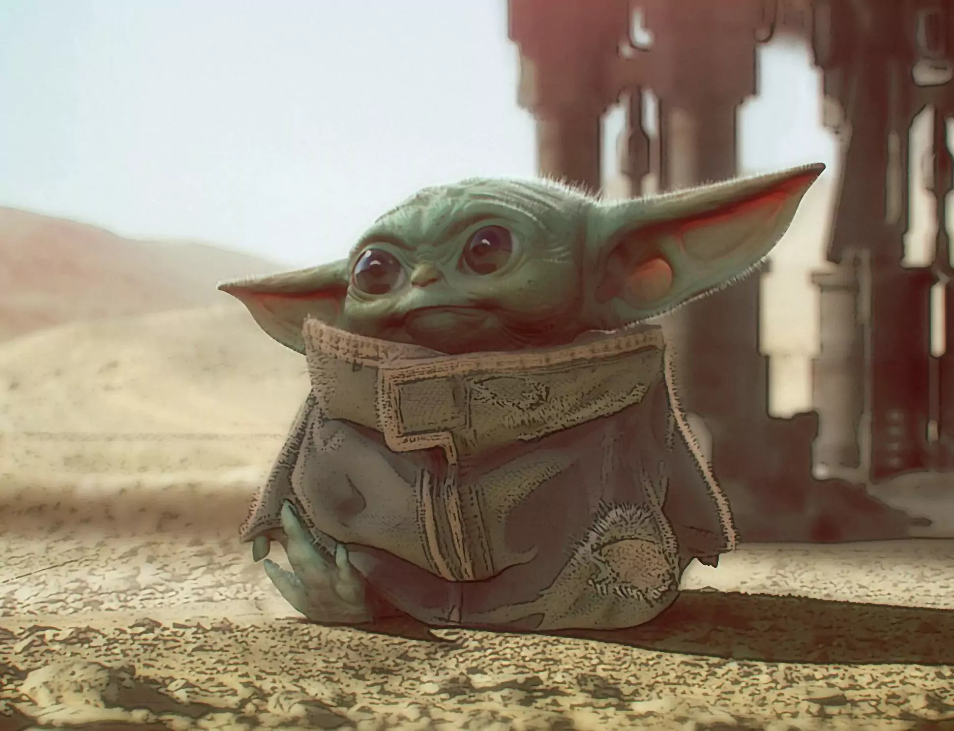 Desktop Baby Yoda Wallpaper