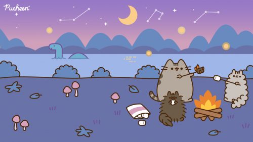 Desktop Pusheen Wallpaper