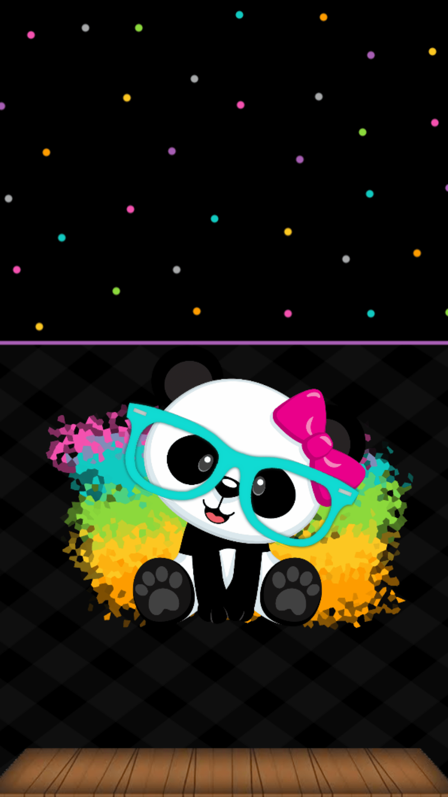 Background Cute Panda Wallpaper