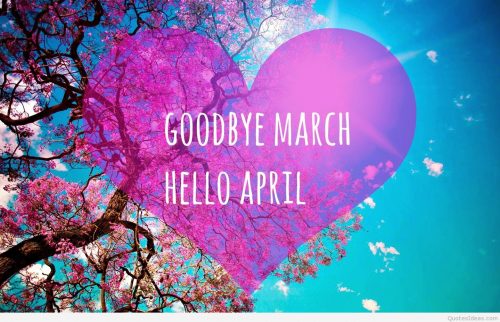 Desktop Hello April Wallpaper