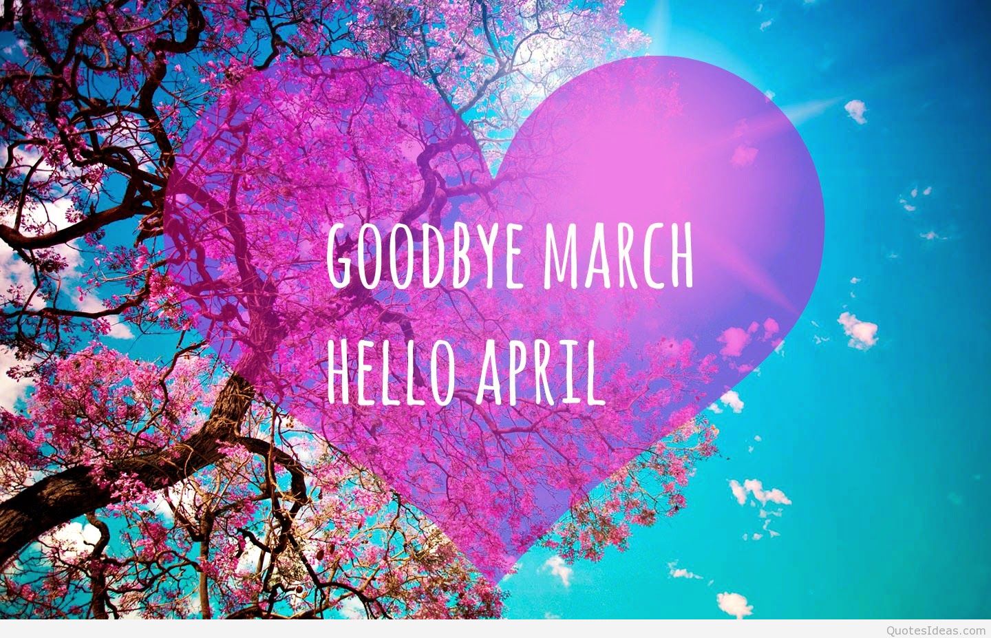 Desktop Hello April Wallpaper