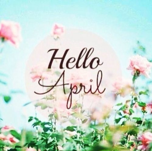 Background Hello April Wallpaper