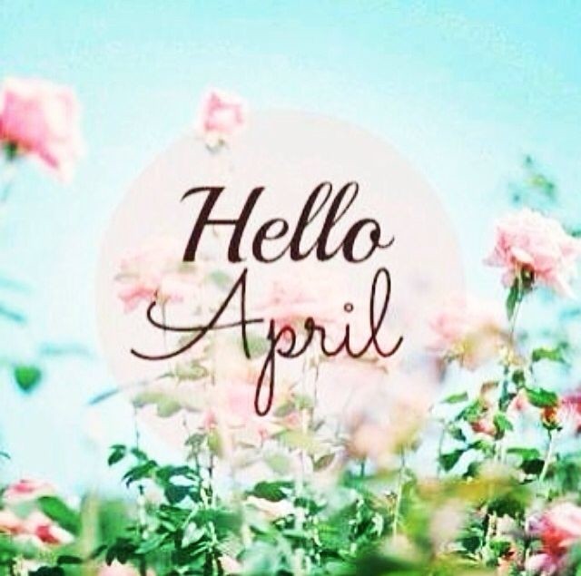 Background Hello April Wallpaper