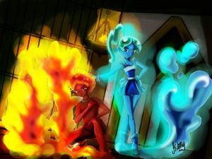 Freboy And Watergirl Wallpaper