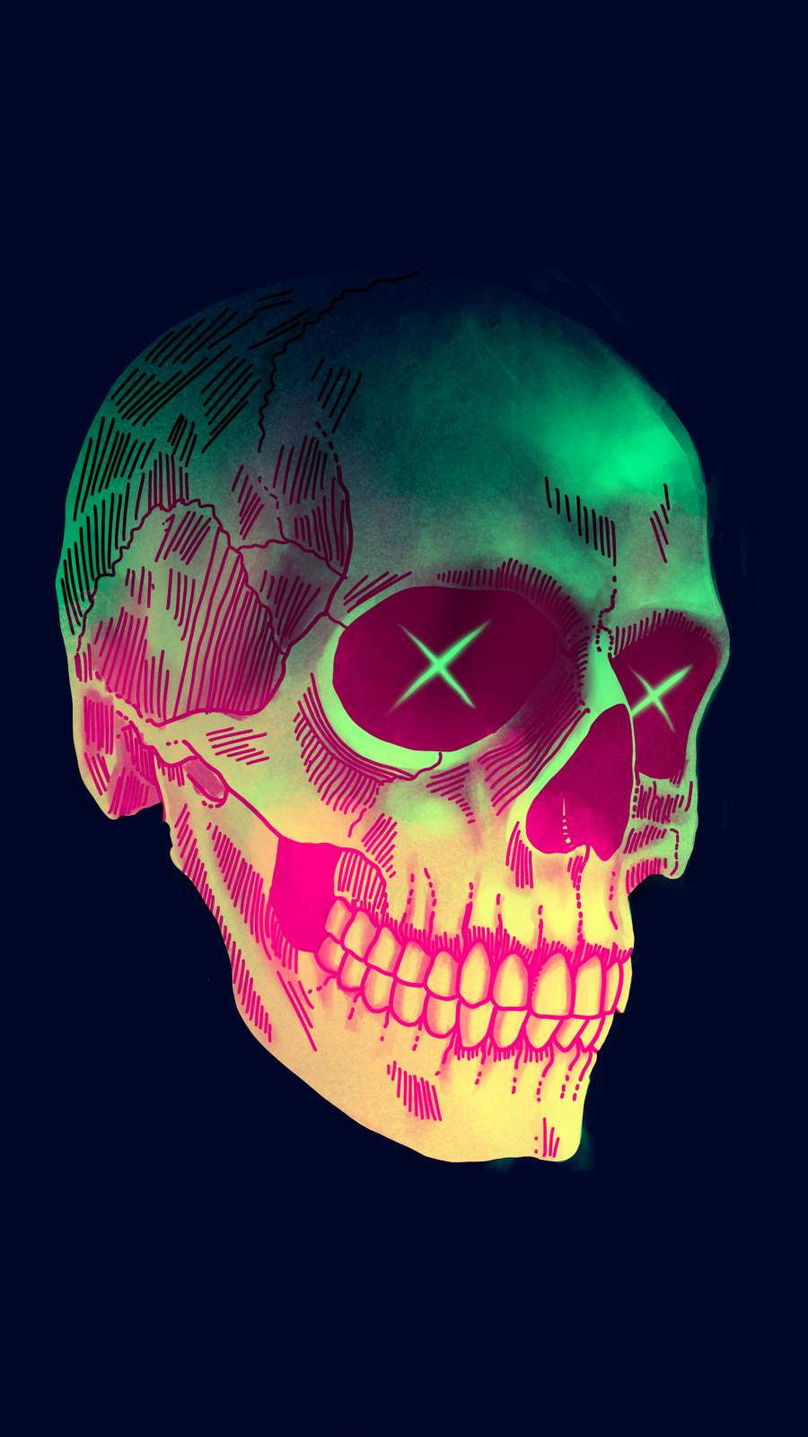 Backgrond Skull Wallpaper