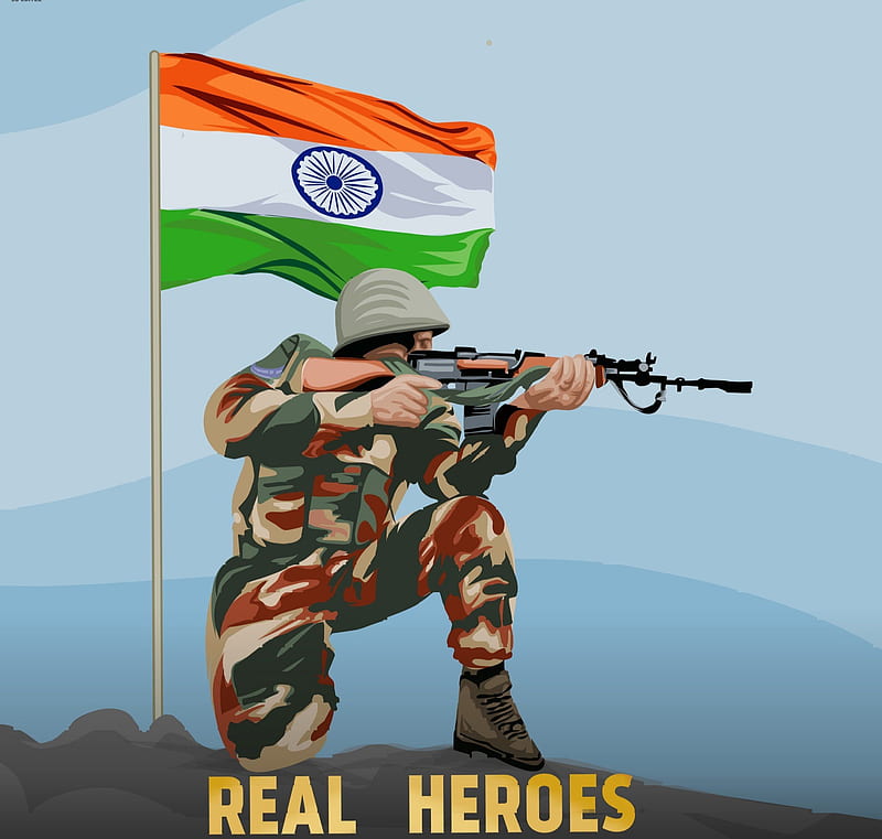 Background Indian Army Wallpaper