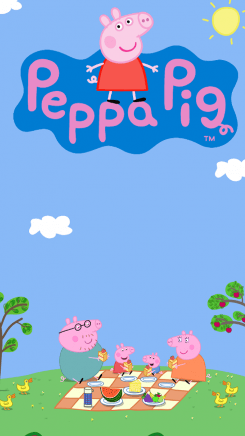 Background Peppa Pig House Wallpaper