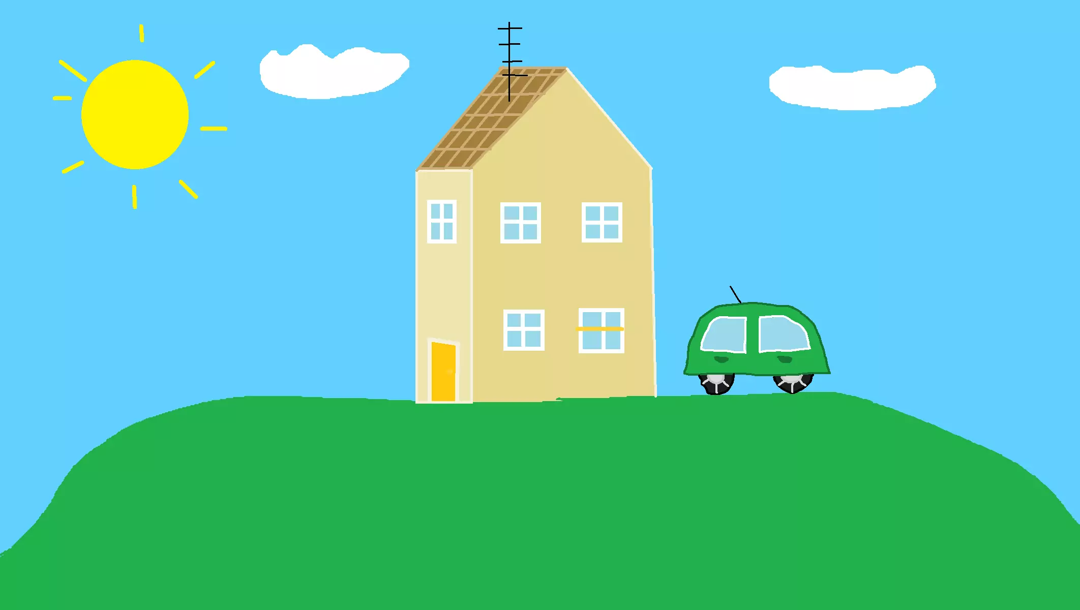Desktop Peppa Pig House Wallpaper