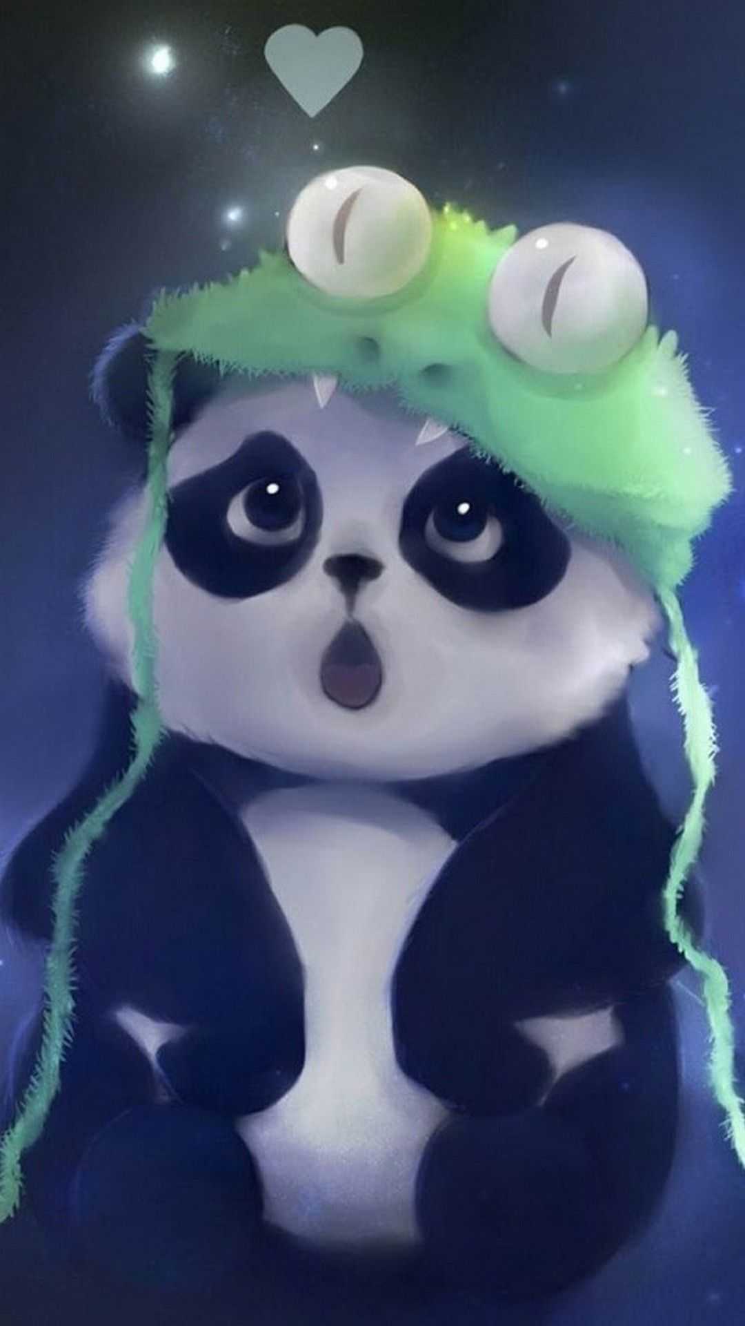 Background Cute Panda Wallpaper