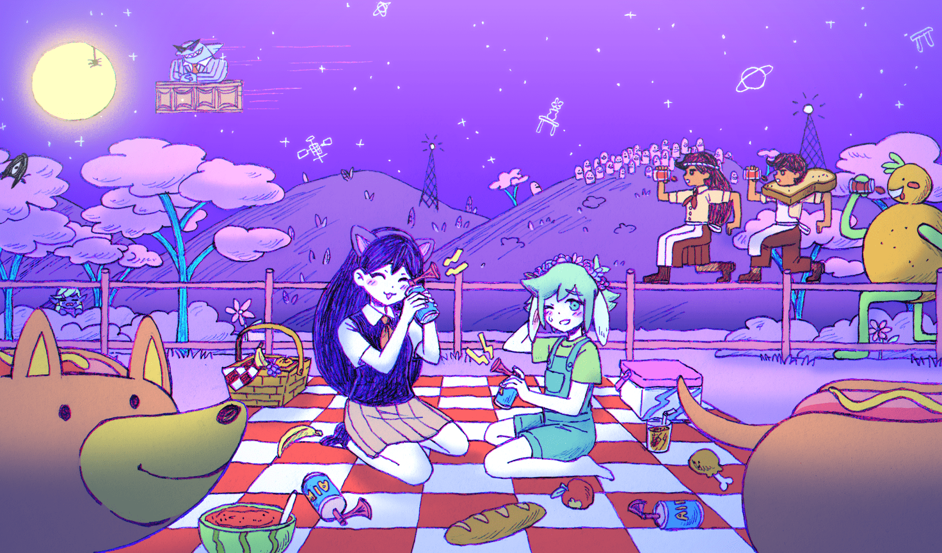 Background Omori Wallpaper