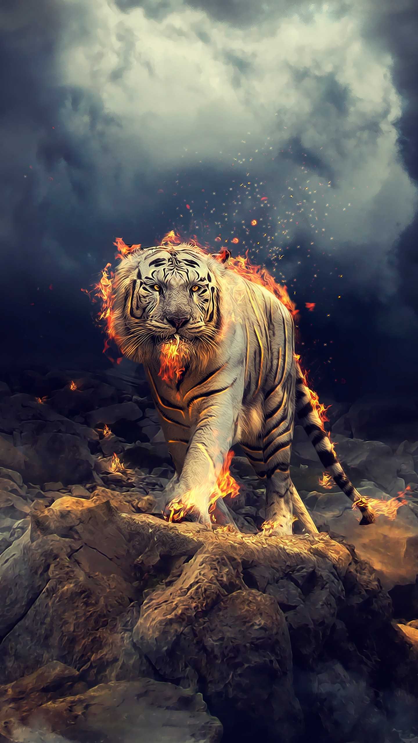 Background Tiger Wallpaper