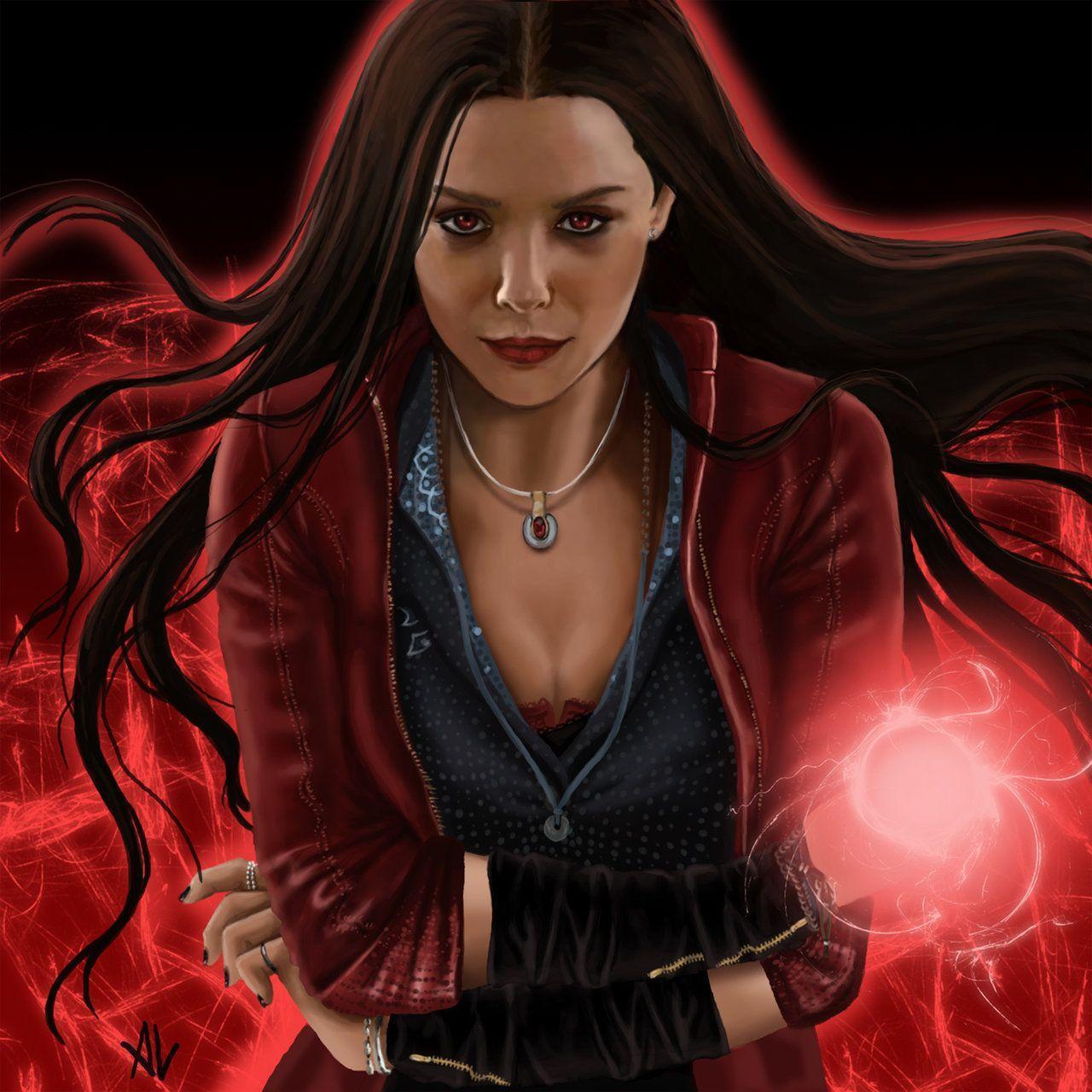 Background Scarlet Witch Wallpaper