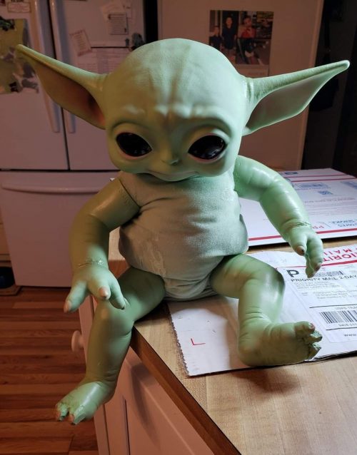 Background Baby Yoda Wallpaper