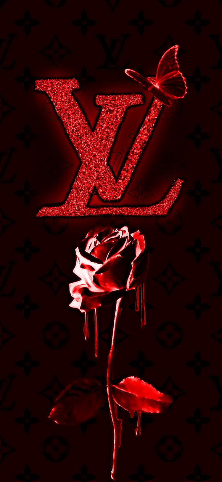 LV neon wallpaper  Neon wallpaper, Cool wallpapers for phones