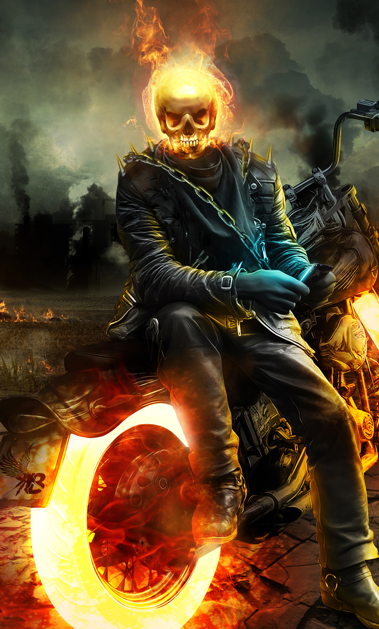 Background Ghost Rider Wallpaper