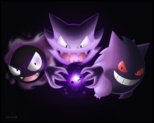 Background Gengar Wallpaper