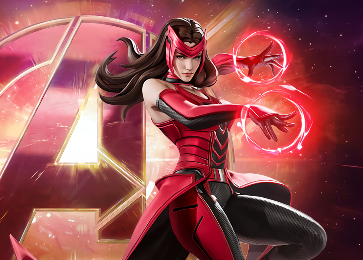 Background Scarlet Witch Wallpaper