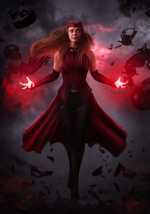 Background Scarlet Witch Wallpaper