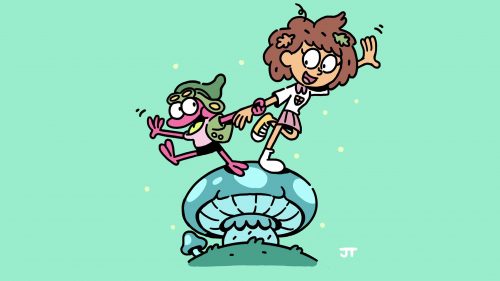 Background Amphibia Wallpaper