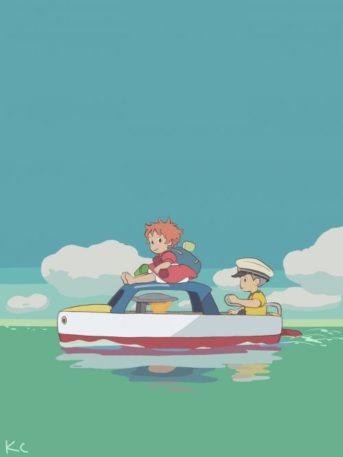 Background Ponyo Wallpaper