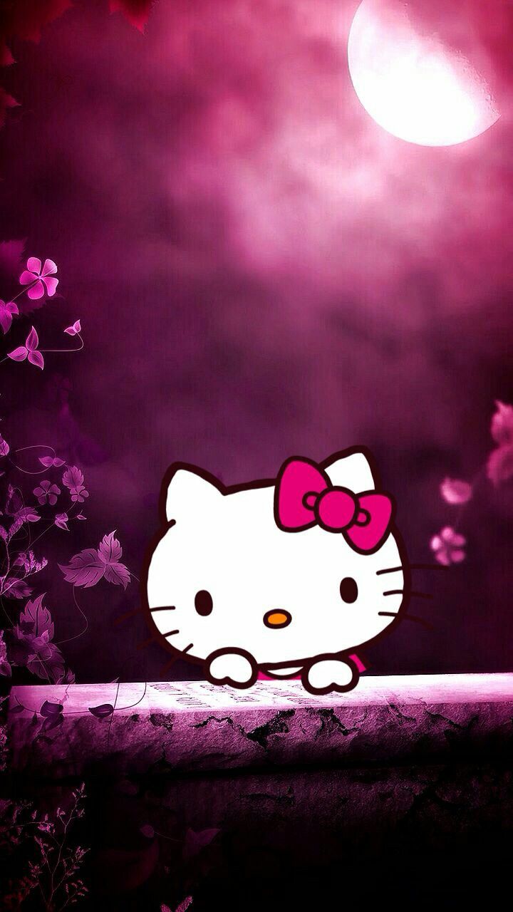 Cute Hello Kitty - Pink Background Wallpaper Download