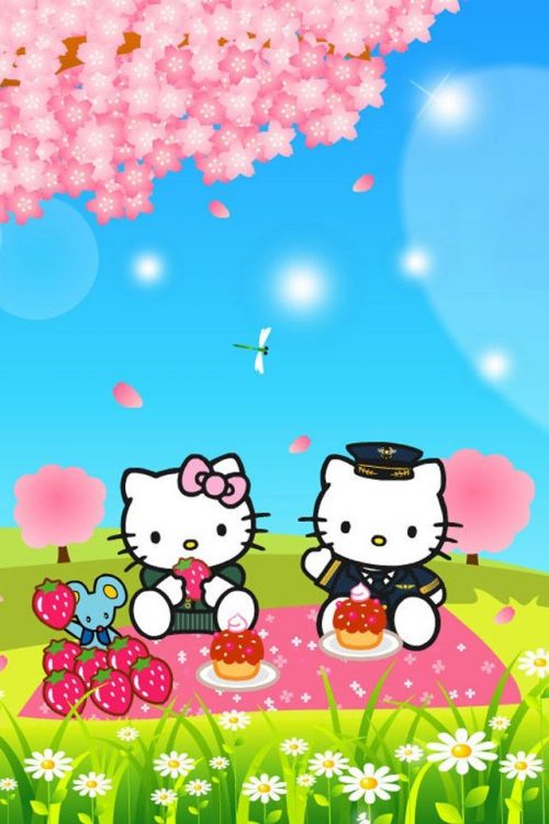 Background Hello Kitty Wallpaper