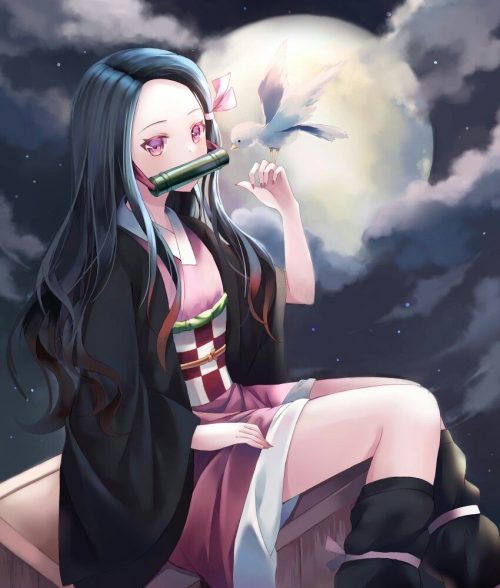 Background Nezuko Wallpaper