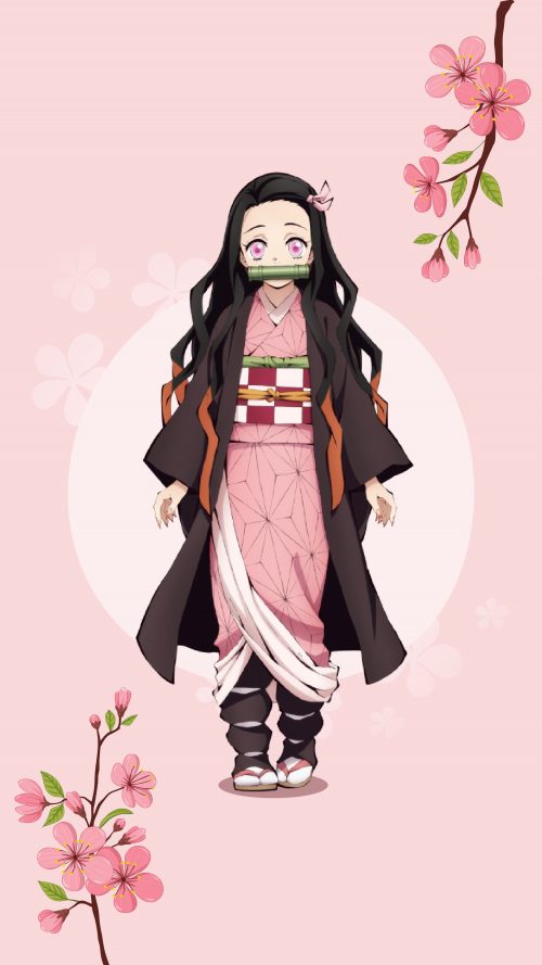 Background Nezuko Wallpaper