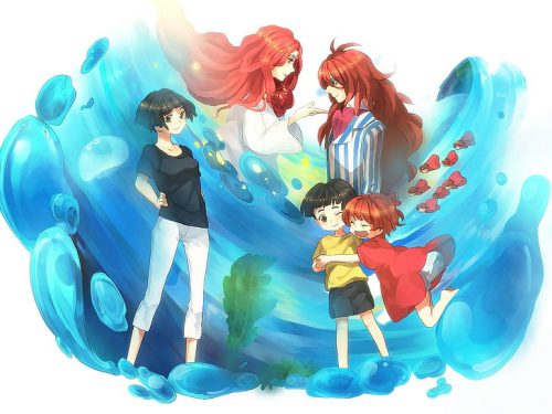 Background Ponyo Wallpaper