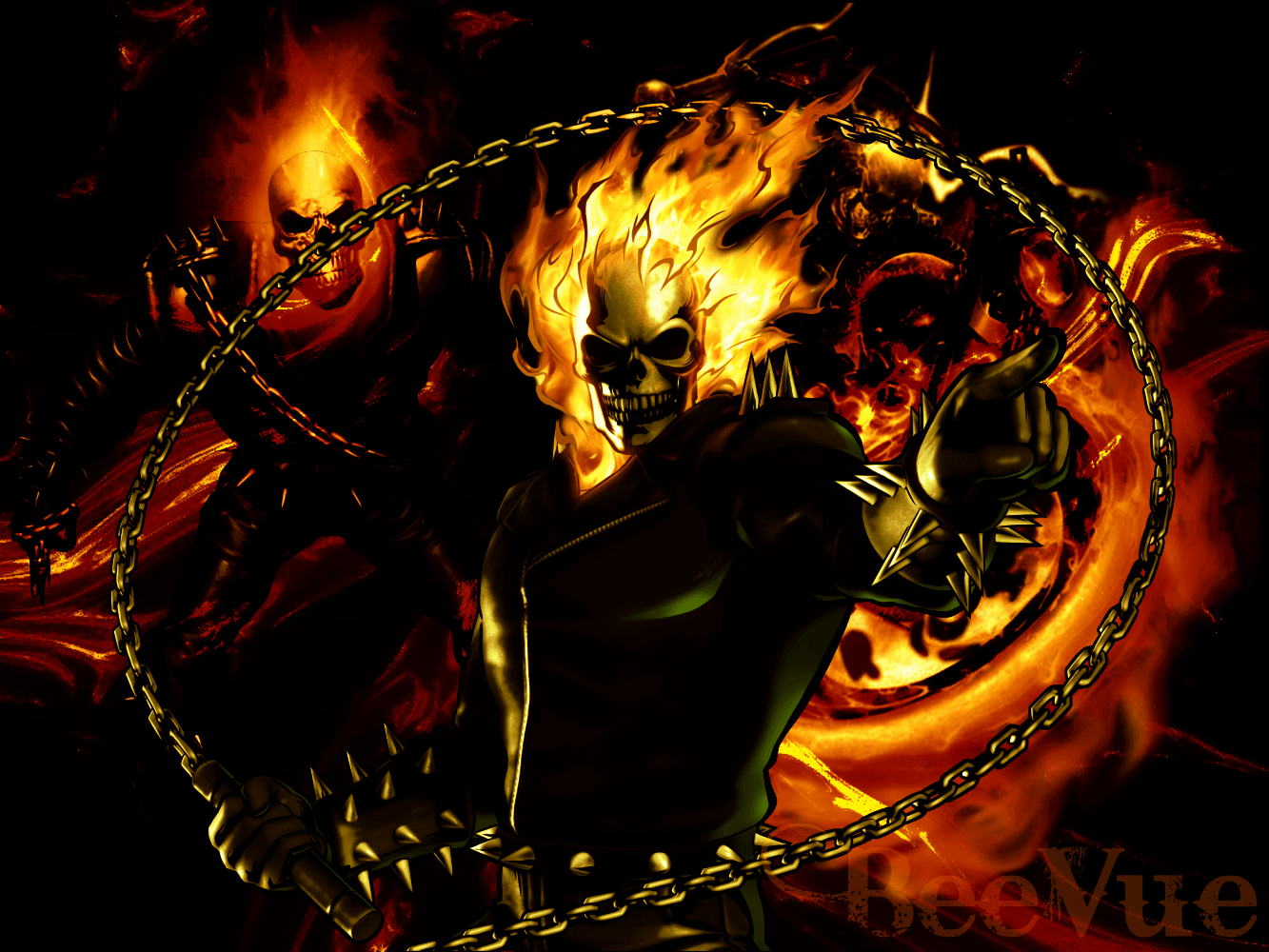 Background Ghost Rider Wallpaper