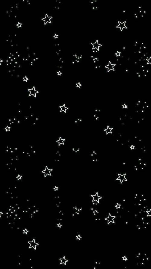 Black With Stars Wallpaper