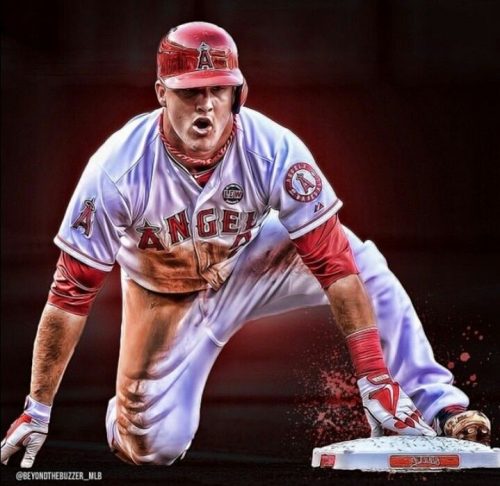 Background Mike Trout Wallpaper