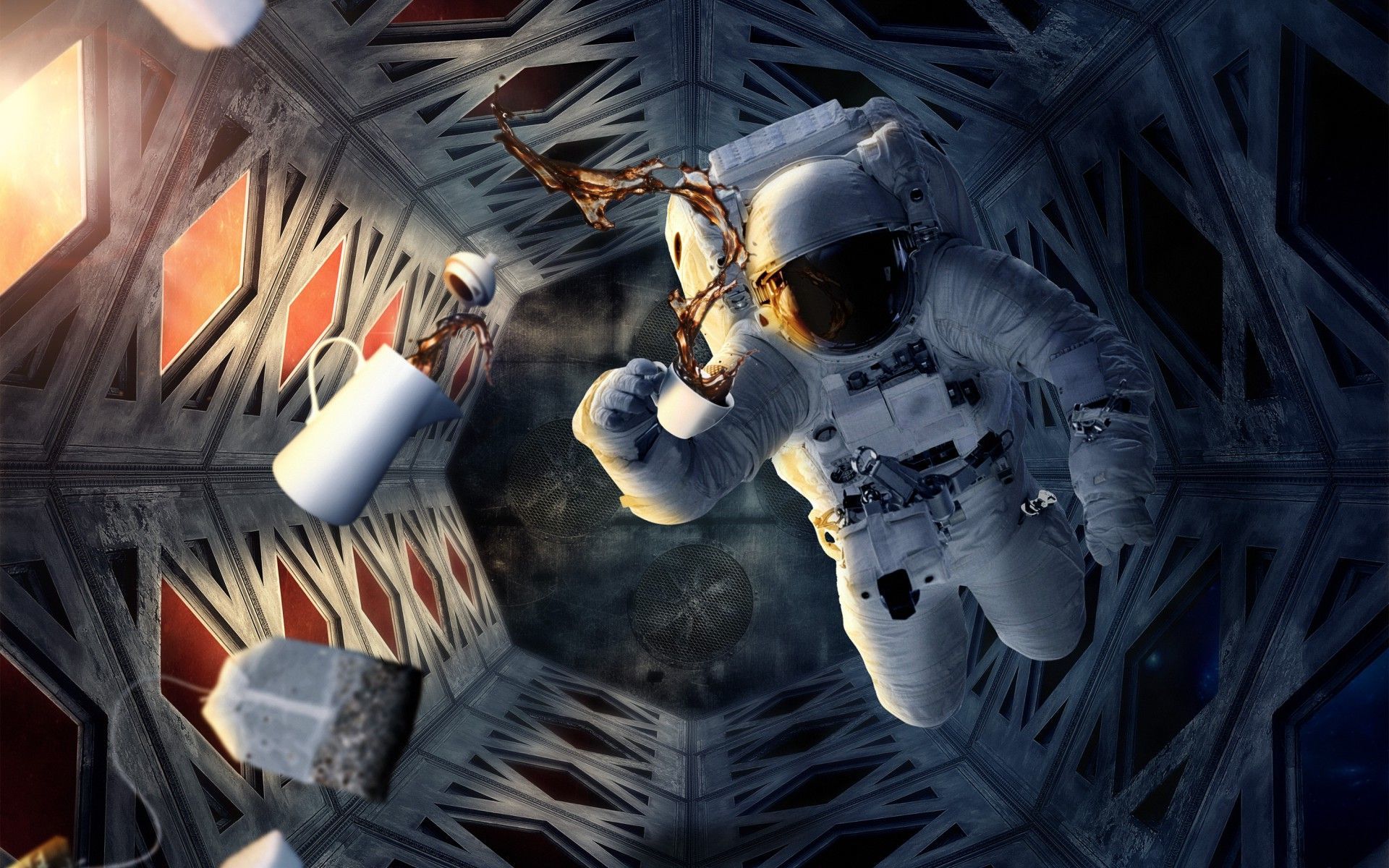 Background Astronaut Wallpaper