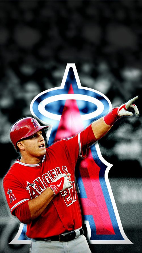 Background Mike Trout Wallpaper