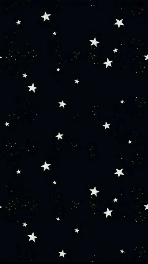 Black With Stars Wallpaper