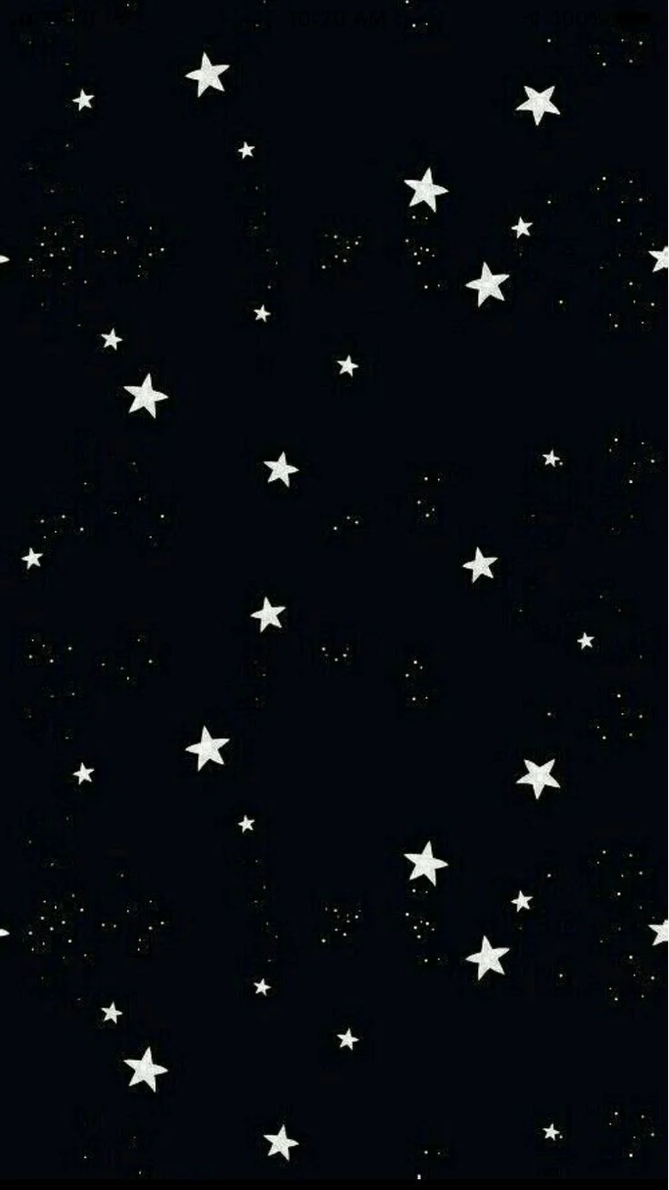 Black With Stars Wallpaper