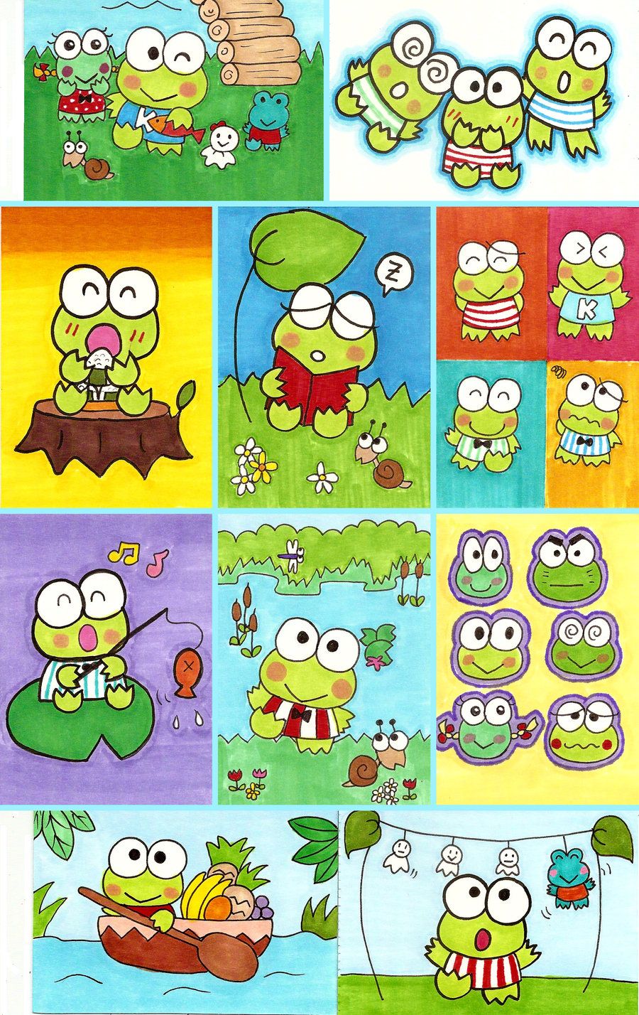 Background Keroppi Wallpaper