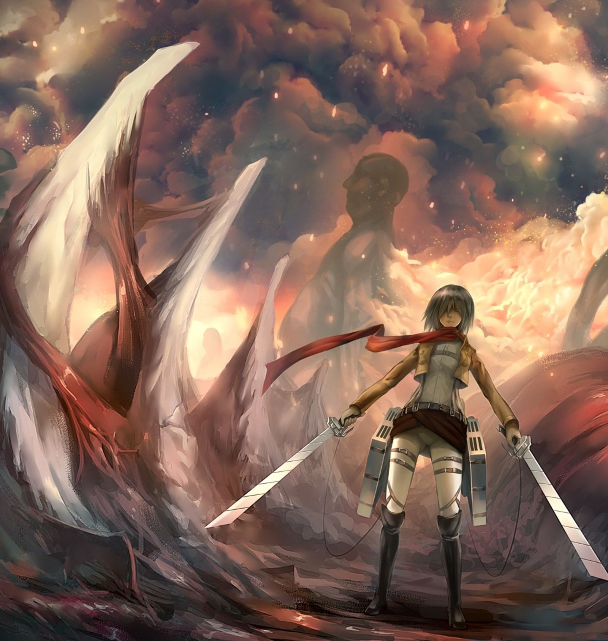 Attack On Titan Background Wallpaper