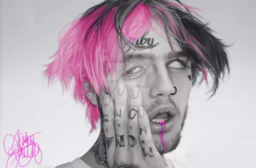 Background Lil Peep Wallpaper