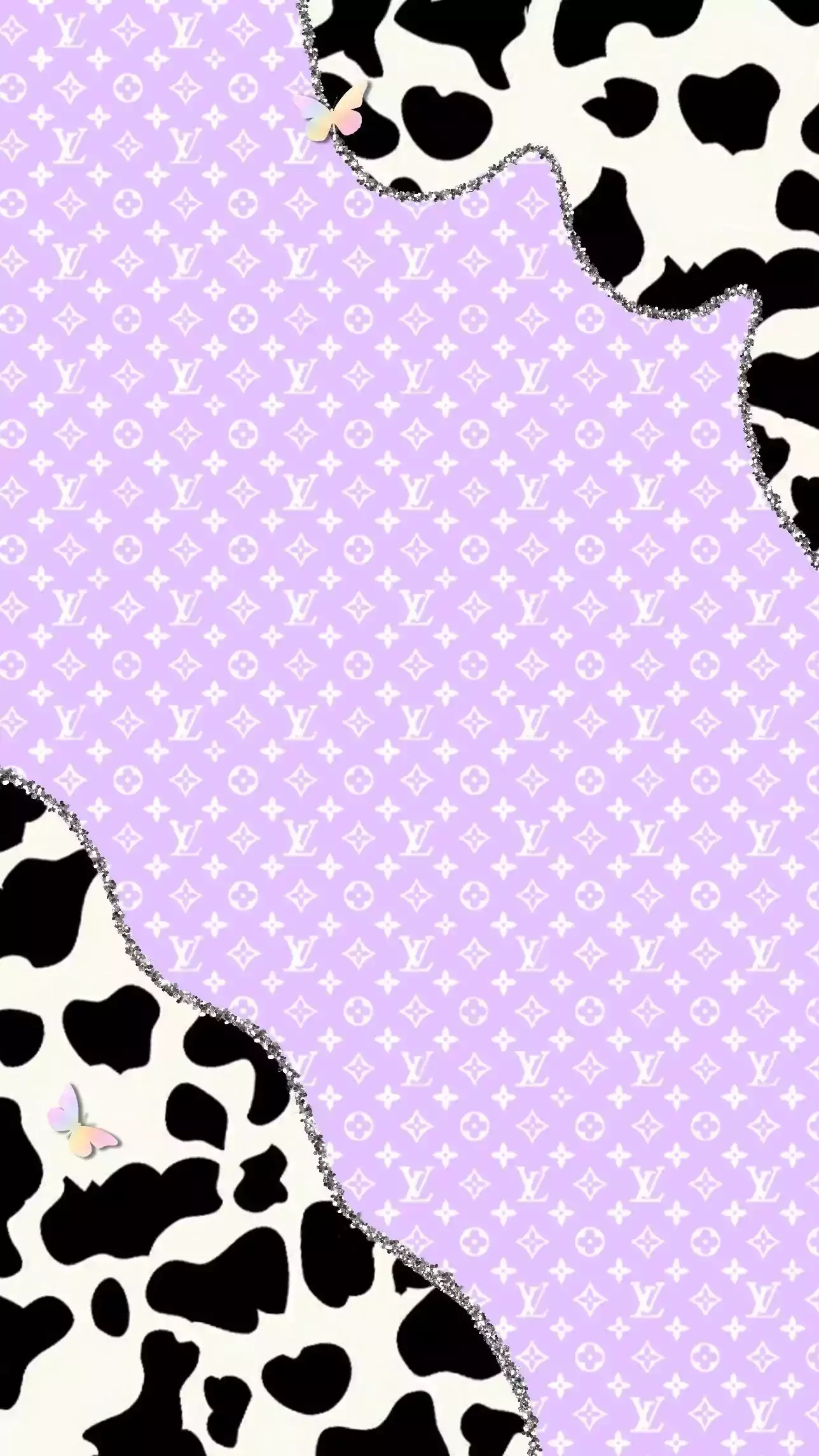 aesthetic cow print wallpaper