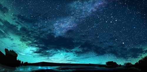 Desktop Night SKY Wallpaper