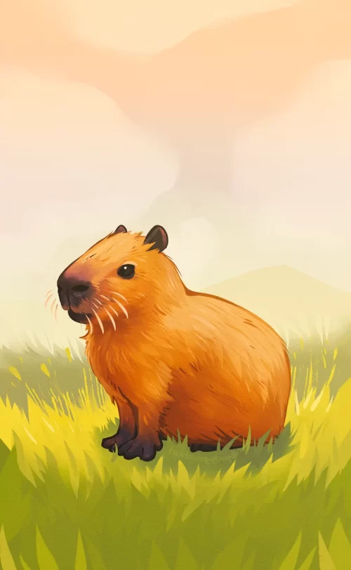 Capybara Background Wallpaper